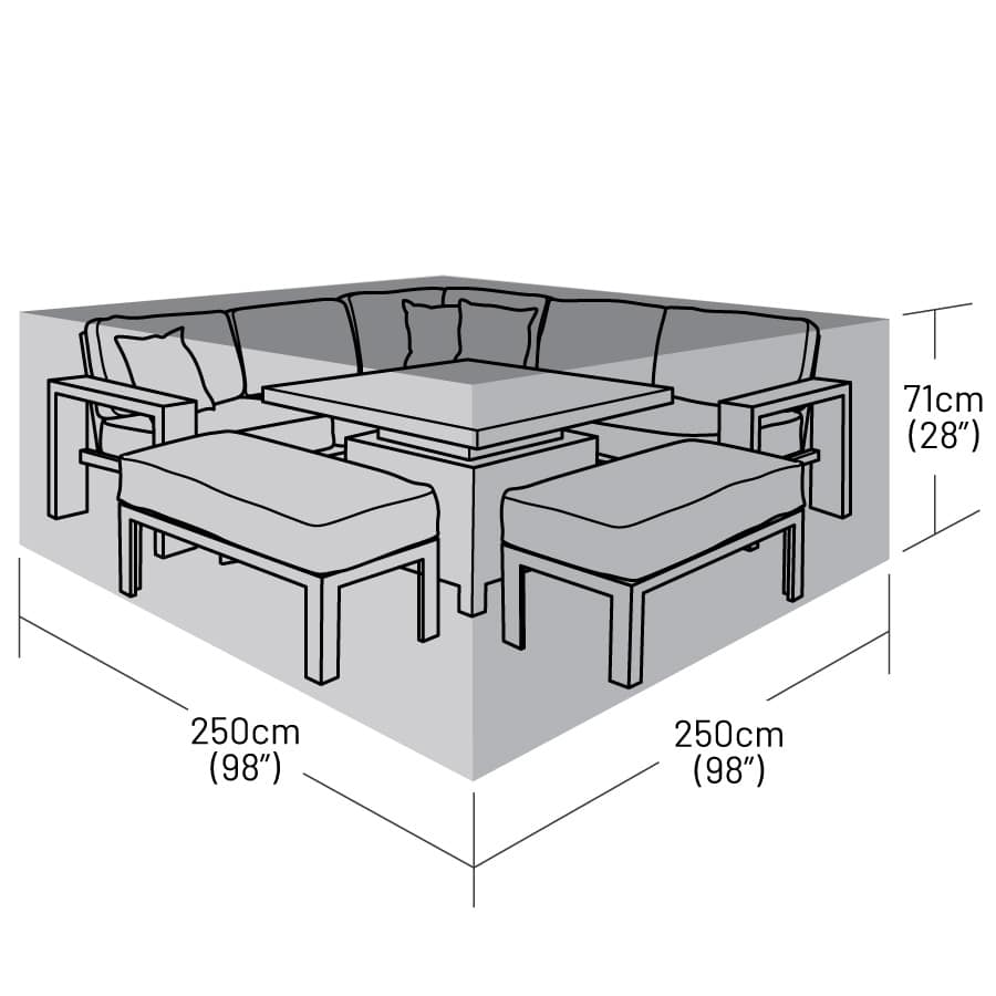 Large Casual Dining Set Cover Covers and Bags UK